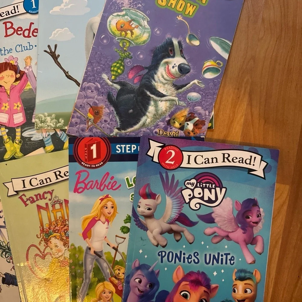 Lot Of 10 Little Kids Step Into Reading Book Bundle Amelia Bedelia Girls Reading